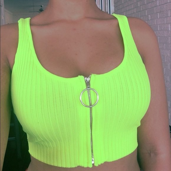 ✔︎Nᴇᴏɴ Gʀᴇᴇɴ Cʀᴏᴘᴘʏ - Picture 4 of 7